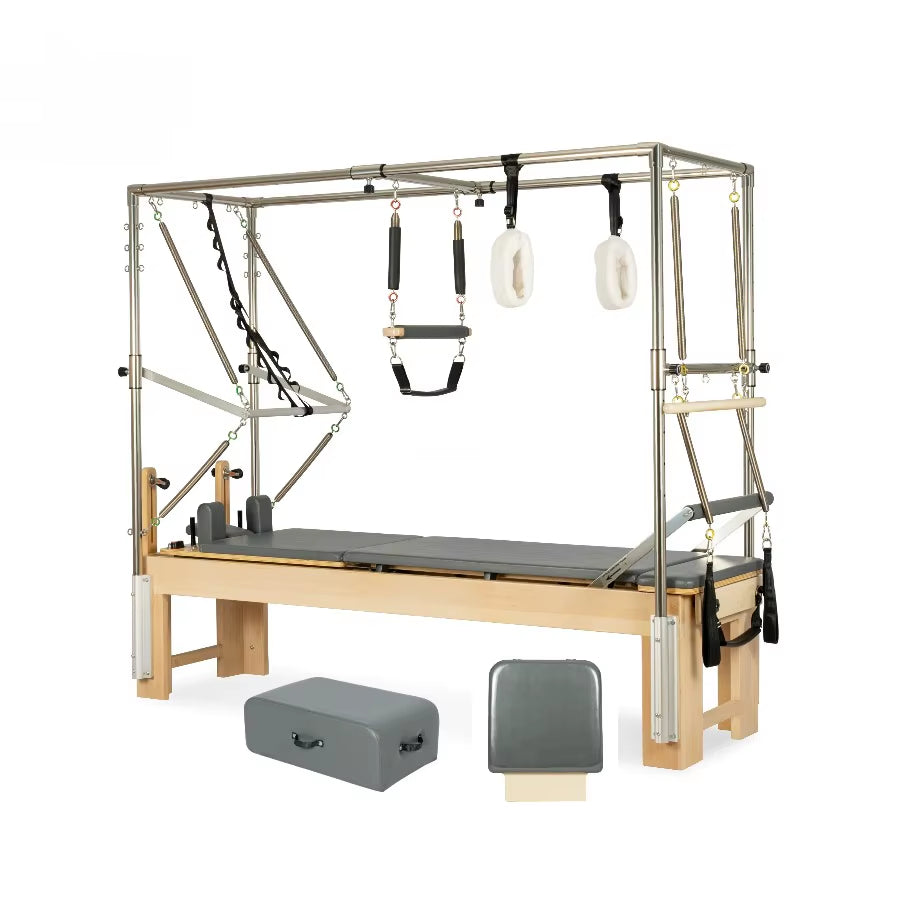 High Quality Wood Pilates Gym Studio Training Wood Pilates Reformer Body Shaping Pilates Equipment