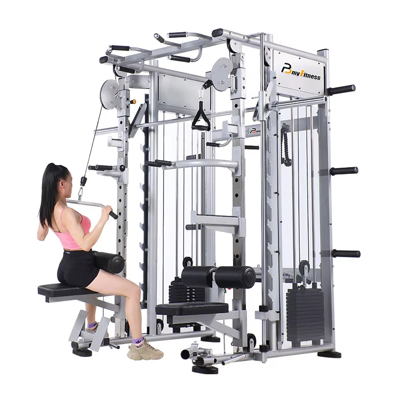 Wholesale Multi-Functional Trainer Home Gym Fitness Equipment Squat Rack Power Rack Cage All in One Smith Machine Price