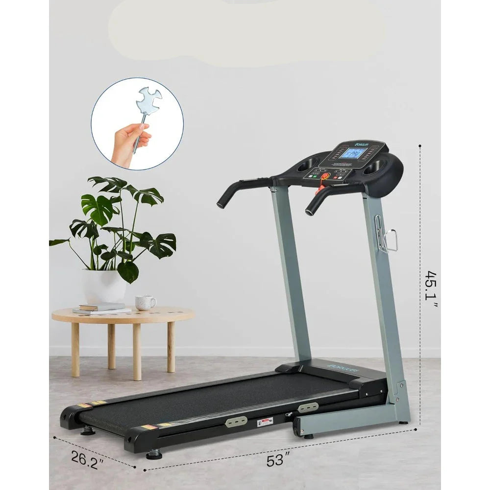 Affordable Folding Treadmill with Auto Incline