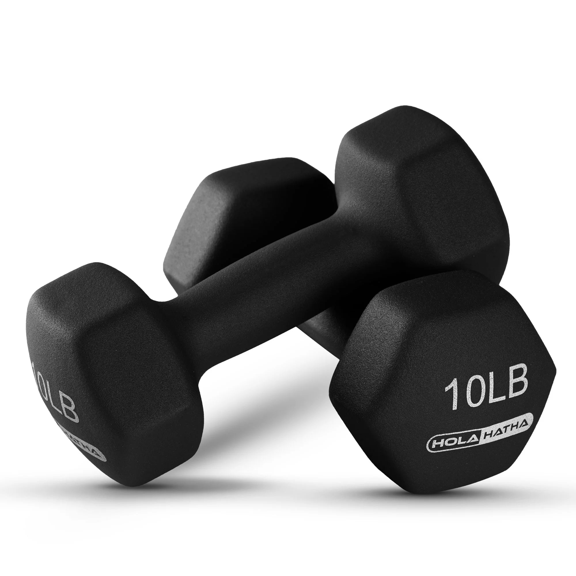 2, 3, 5, 8, and 10 Pound Neoprene Dumbbell Weight Set with Rack